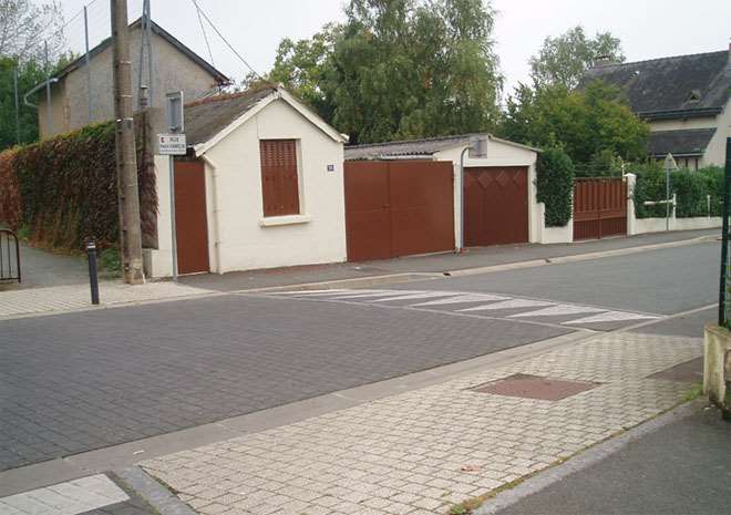 Les virages et les pavés en virage
