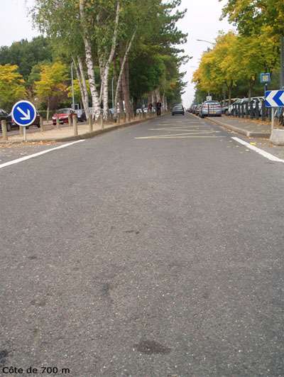 La côte de 700 m qui casse bien les jambes