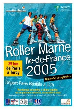 Randonnée roller de Paris-Torcy le 11 septembre