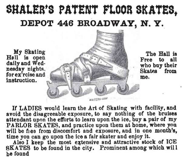 Le Parlor Skate de Shaler (1860)
