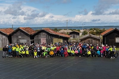 Les participants à la Boucle du Bassin d'Arcachon