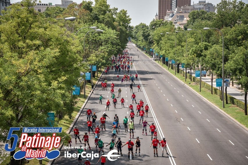 Le marathon roller de Madrid 2018 en vidéo (Espagne)