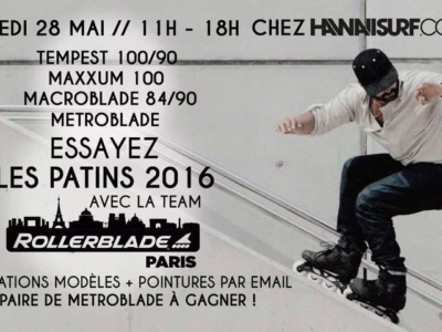 La team Rollerblade à la rando du vendredi soir et chez HawaiiSurf