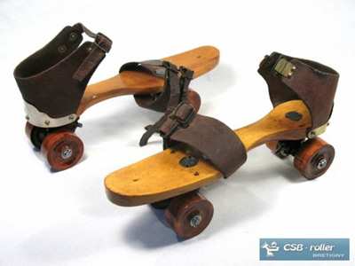 Photos : collection de patins anciens