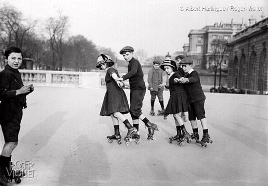 L'interdiction du roller à Paris ne date pas d'hier !