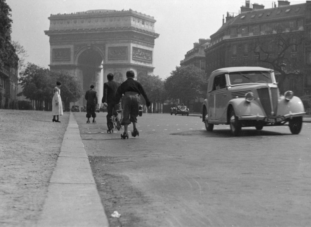 patineurs fulgur avenue foch 1937