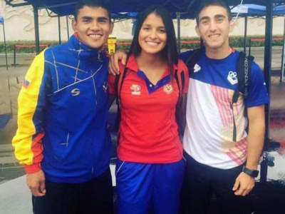 3 patineurs de vitesse vénézuéliens en route pour les World Games 2017