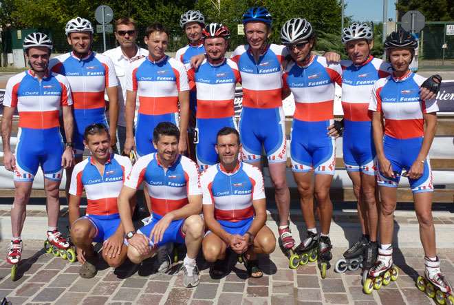Les français aux championnats du monde master marathon roller 2009