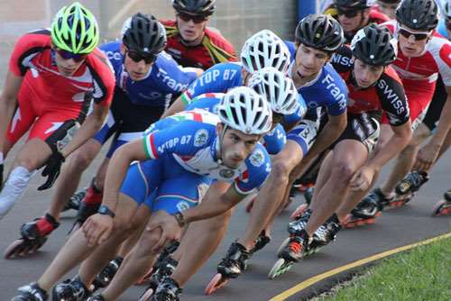Roller Course aux championnats d'Europe 2012
