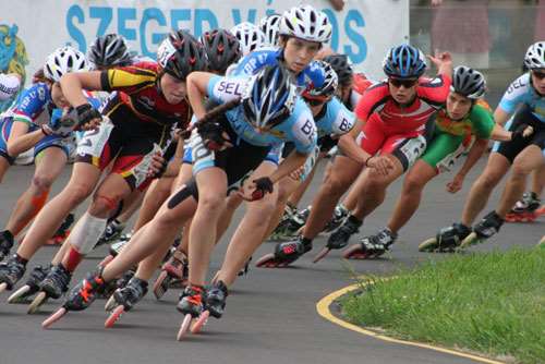 Roller Course aux championnats d'Europe 2012