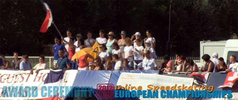 Roller Course aux championnats d'Europe 2012