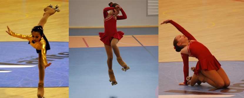 La relève du patinage roller artistique en compétition ce week end salle du Croissant (44)