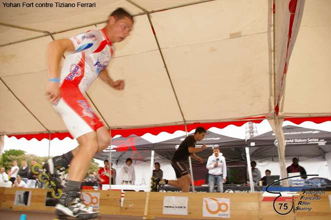 Yohan Fort en slalom vitesse
