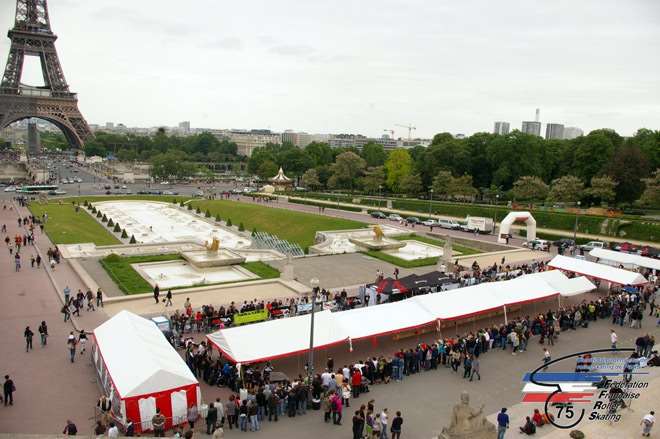 L'aire d'évolution de la Paris Slalom World Cup 2010