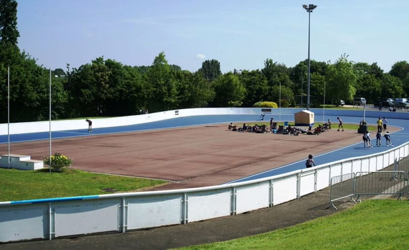 La piste de roller course de Coulaines