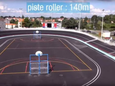 La construction de l&rsquo;anneau roller/cyclisme de Saint-Sébastien-sur-Loire en 107 secondes
