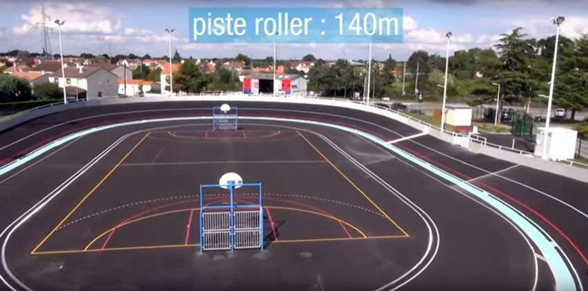 piste roller cyclisme saint sebastien sur loire