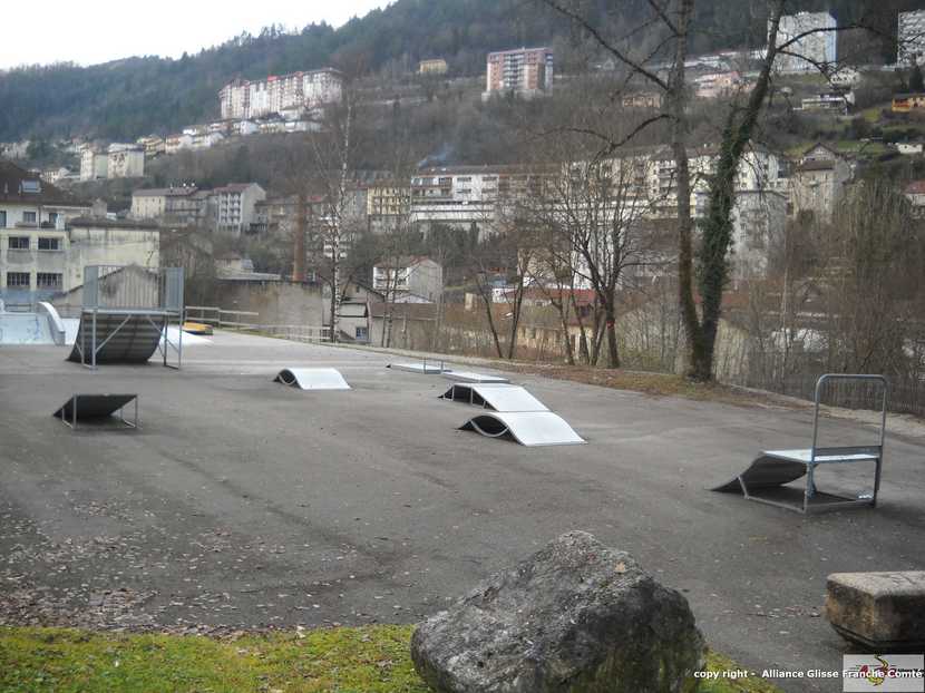 Spot : le skatepark de Saint-Claude (39)