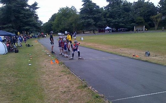Course de roller sur piste 2016 à Londres (Royaume-Uni)