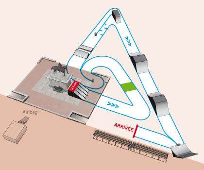 Plan de l'air de skatecross à Lyon