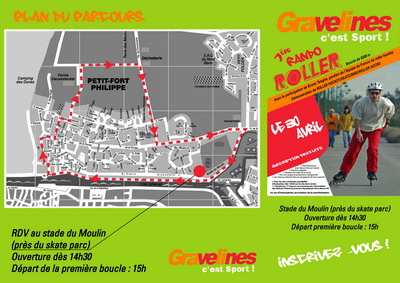1ère rando roller de Gravelines (59)