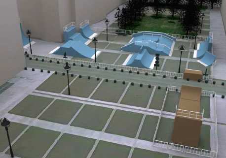 Plan de l’aire de Street de Rennes sur Roulettes