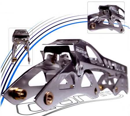 Une platine articulée chez Powerslide en 2009