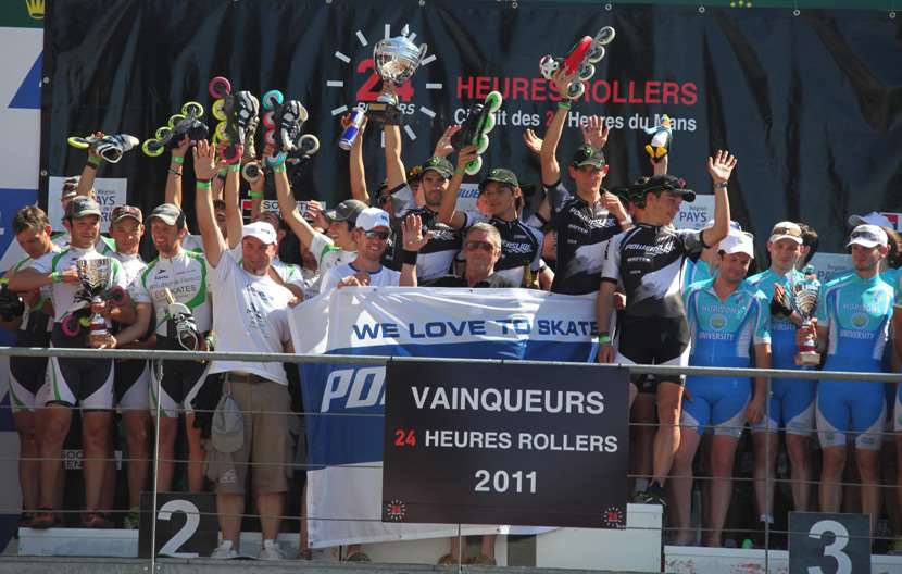 Podium masculin des 24 Heures du Mans 2011