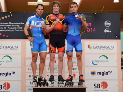 Championnat d&rsquo;Europe roller course 2014 : résultats des 300 m