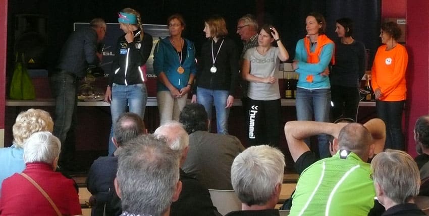 Podium dames