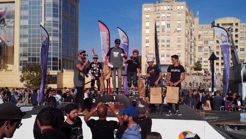 Résultats des finales Juniors en slopestyle au FISE World Montpellier 2016