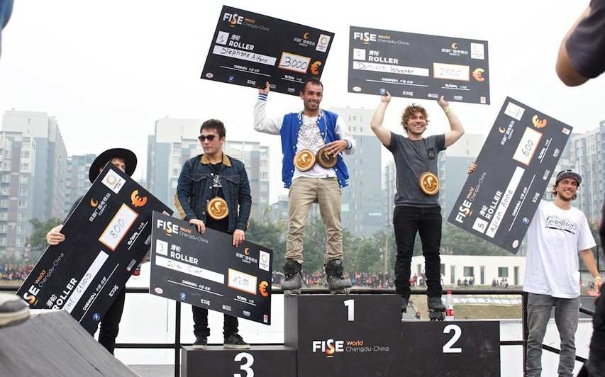 podium fise world series chengdu 2014