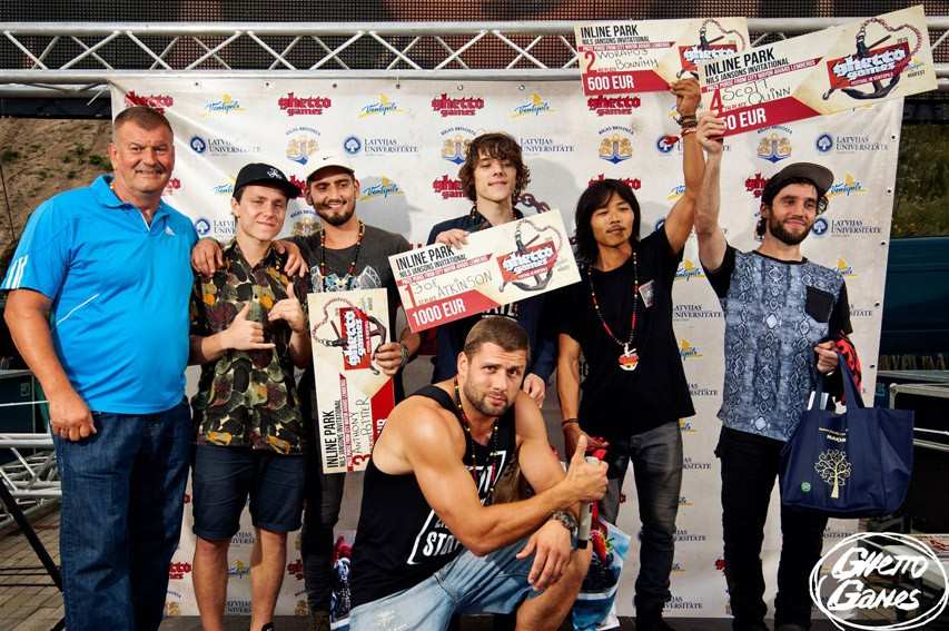 Ghetto Games Festival 2015 : classements roller street