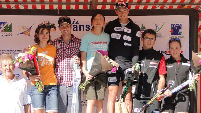 Le podium de la Montée du Larmont 2012