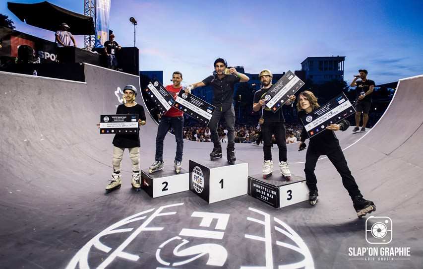 podium roller pros fise montpellier 2017