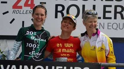 Les 24 Heures du Mans Roller 2012 en Solo de Catherine Exibard