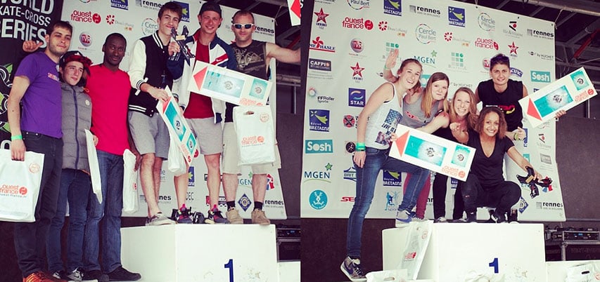 Podium WSX Rennes 2014