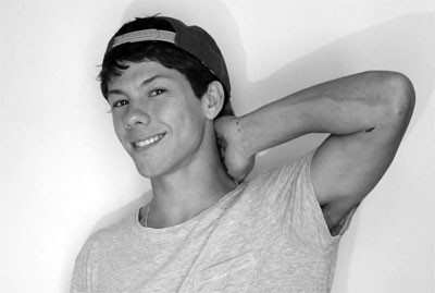 Portrait de Roman Abrate, champion de roller street