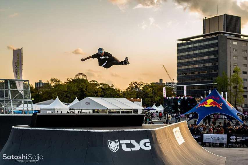 Takeshi Yasutoko en skatepark