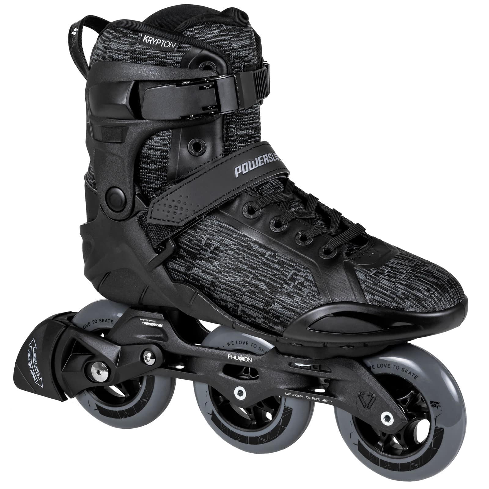 Powerslide Phuzion Krypton Black 100 2020 (en)