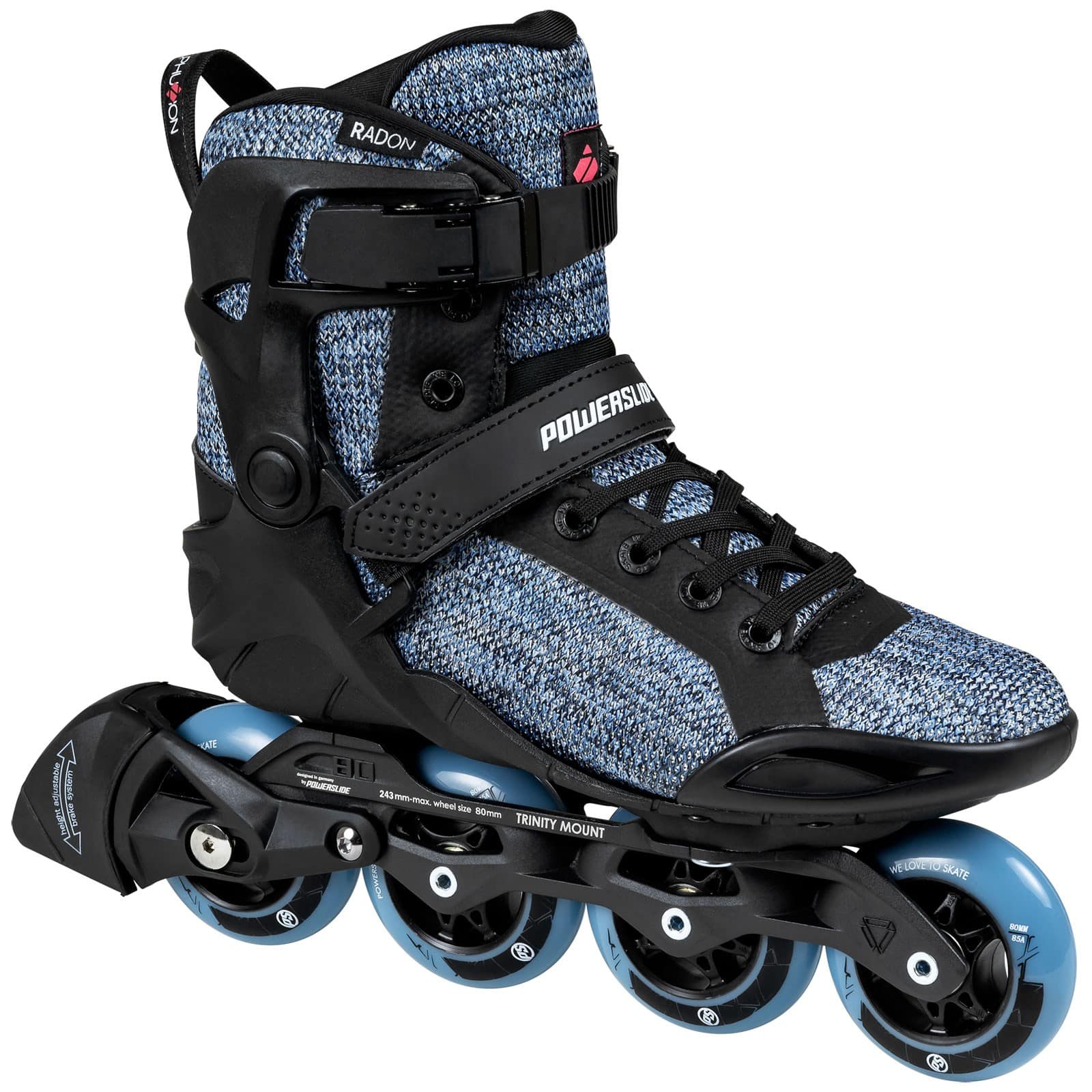 Powerslide Phuzion Radon Black Blue 80 2020 (en)