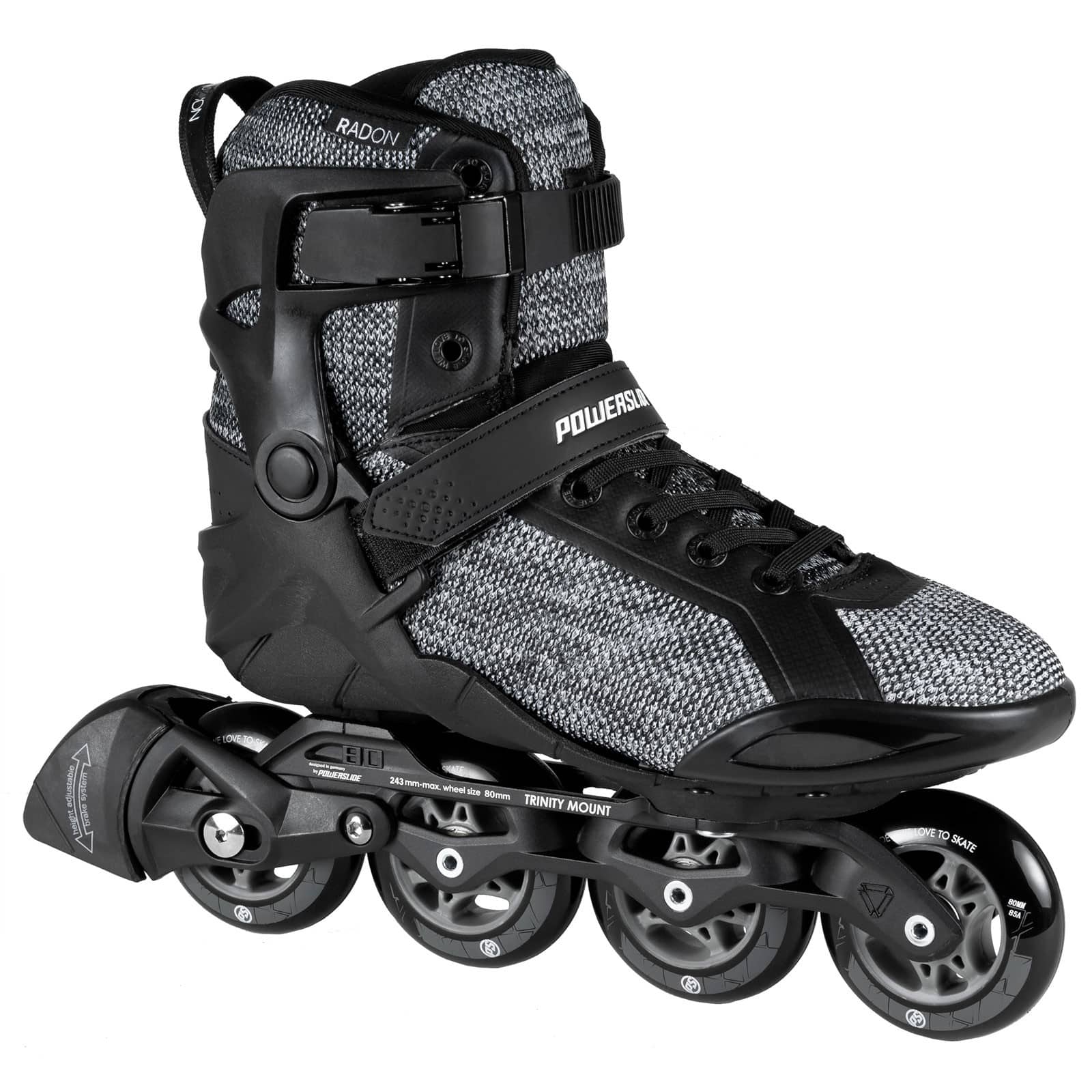 Powerslide Phuzion Radon Black White 80 2020 (en)