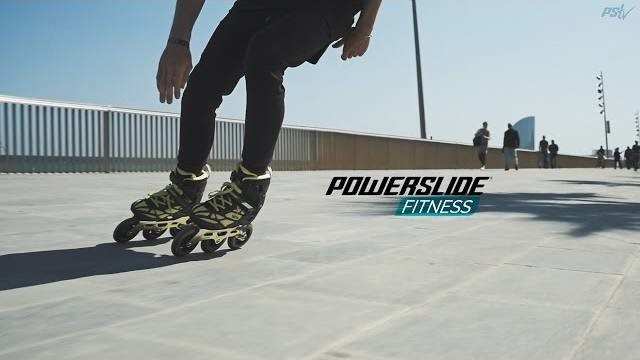 Skating in the streets of Barcelone with Danny Aldridge – Powerslide Phuzion Omicron Triskates