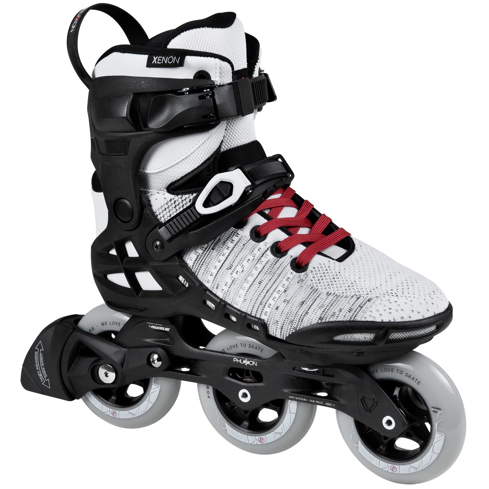 Powerslide Phuzion Xenon White 100 2020 (en)