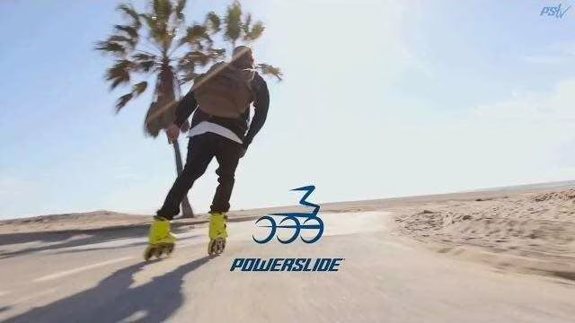 Venice Beach Triskating – Powerslide Imperial Megacruiser 125