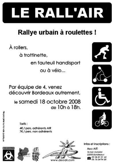 Rallye à roulettes 2008 à Bordeaux (33)