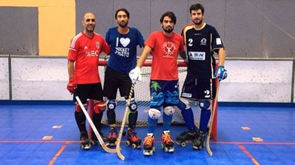 premiere fois equipe rink hockey club nice small