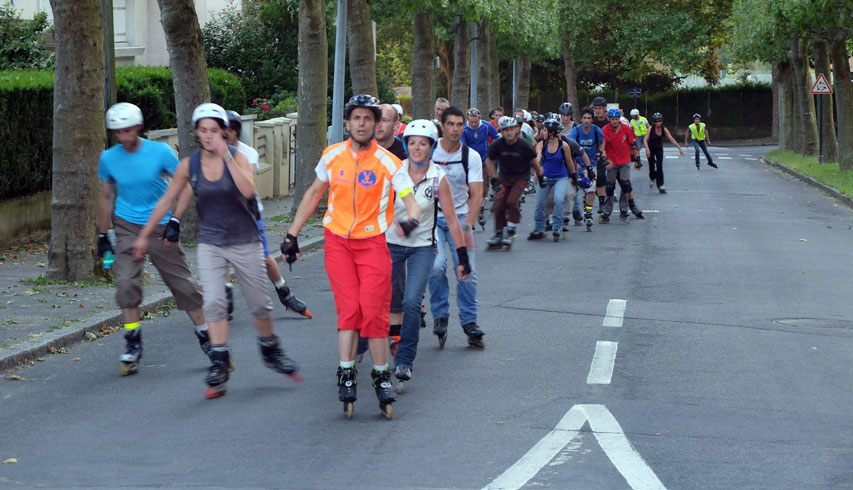 La randonnée roller de Rennes