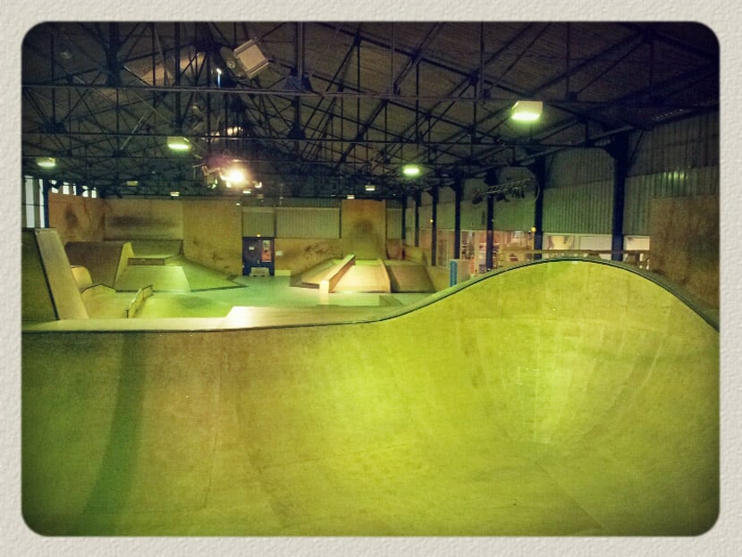 Le skatepark indoor d'Haguenau Vue du bowl d'Haguenau