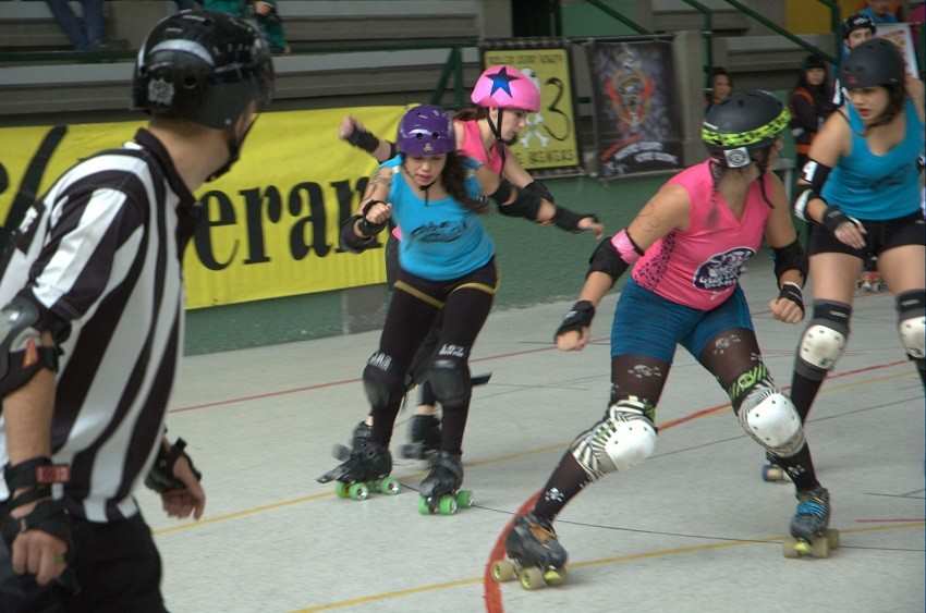Premier jour du permier tournoi latino-americain de roller derby